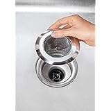 Decorcrafts Stainless Steel Sink Strainer Kitchen Drain Basin Basket Filter Stopper Drainer/Jali (4-inch/10 cm)