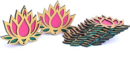 lotusFlowerWoodenCutout